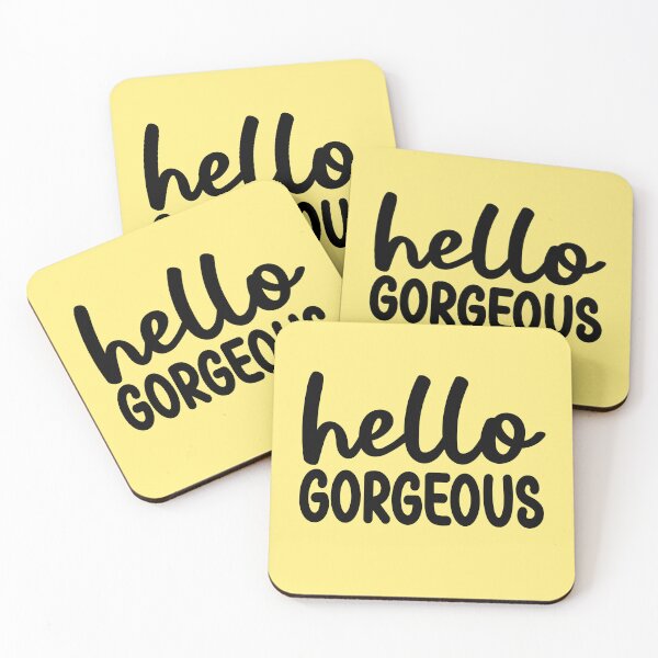 Item preview, Hello Gorgeous 6 - Quote in Script Calligraphy Typography  designed and sold by Cawaiico.