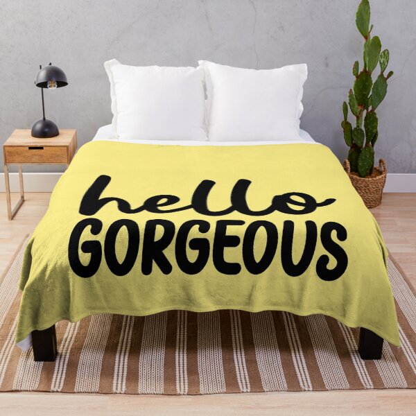 Item preview, Hello Gorgeous 6 - Quote in Script Calligraphy Typography  designed and sold by Cawaiico.
