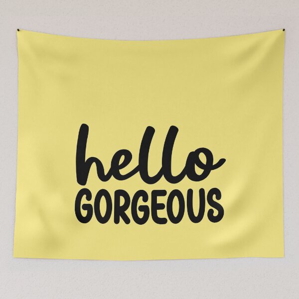Item preview, Hello Gorgeous 6 - Quote in Script Calligraphy Typography  designed and sold by Cawaiico.