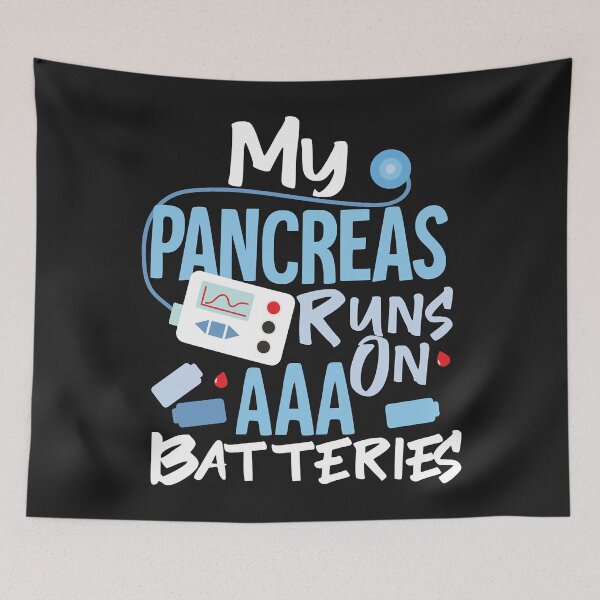 Item preview, My Pancreas Runs On AAA Batteries Type 1 Diabetes Awareness designed and sold by AtmanJosef.
