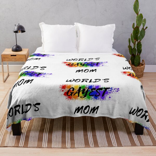 Item preview, World's Gayest Mom designed and sold by LuckyKermit.