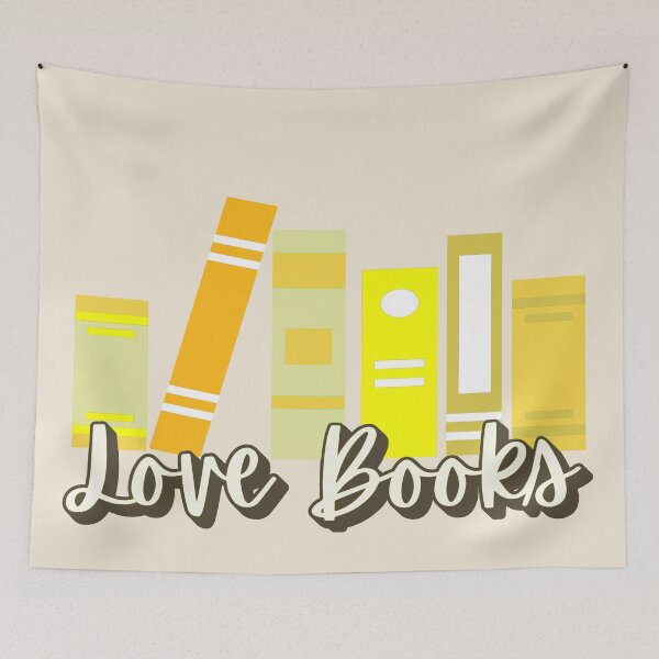 Item preview, Yellow Love Books, Fun Book Lover Design For Eager Readers And Book Lovers designed and sold by TrulyEpoque.