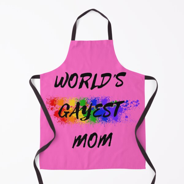 Item preview, World's Gayest Mom Color Splash For Pride Month In Pink designed and sold by LuckyKermit.