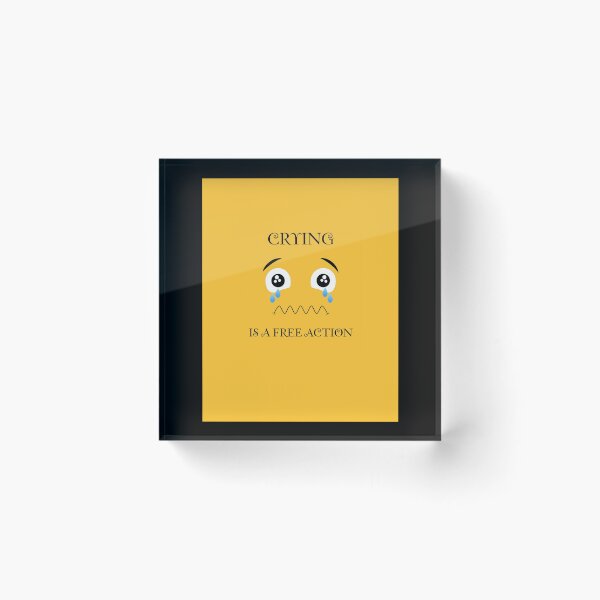Item preview, Crying is a free action Graphic designed and sold by BrightShaw.
