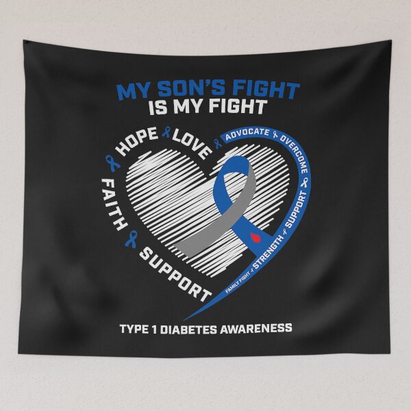 Item preview, My Son's Fight Is My Fight Type 1 Diabetes Awareness designed and sold by AtmanJosef.
