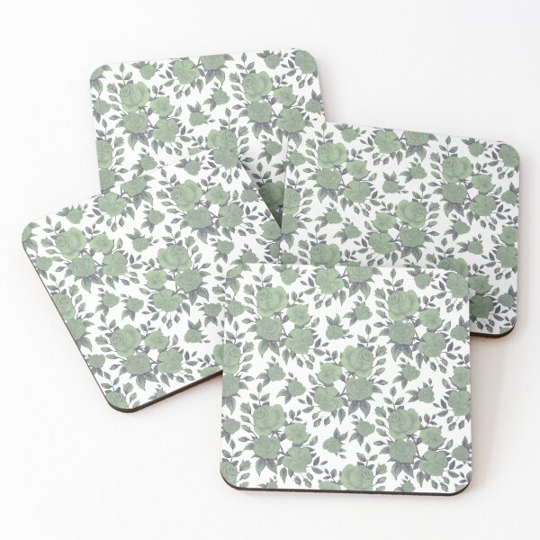 Item preview, Retro Inspired Chocolate Mint Roses designed and sold by TotallyRetroArt.