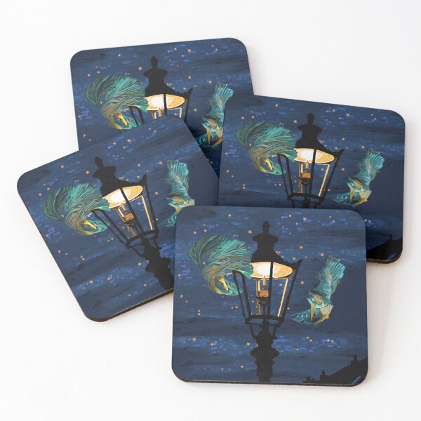 Item preview, Fighting fish, flying around a lamppost designed and sold by AcaliSeisme.