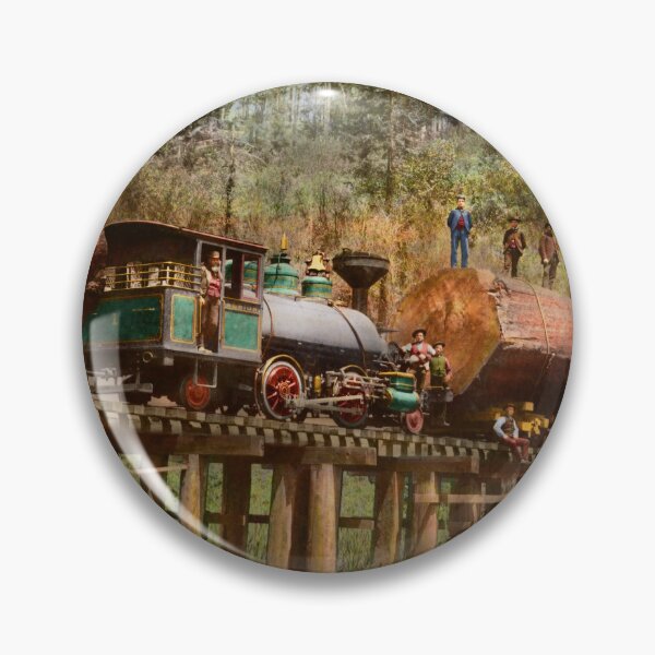 Item preview, Train - Logging - The morning dump 1890 designed and sold by Mike Savad Photography.