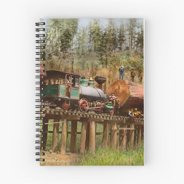 Item preview, Train - Logging - The morning dump 1890 designed and sold by Mike Savad Photography.
