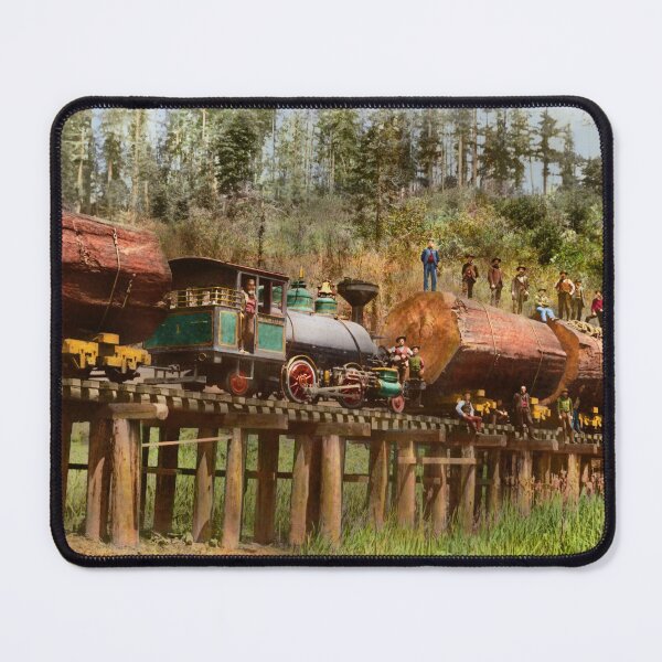Item preview, Train - Logging - The morning dump 1890 designed and sold by Mike Savad Photography.
