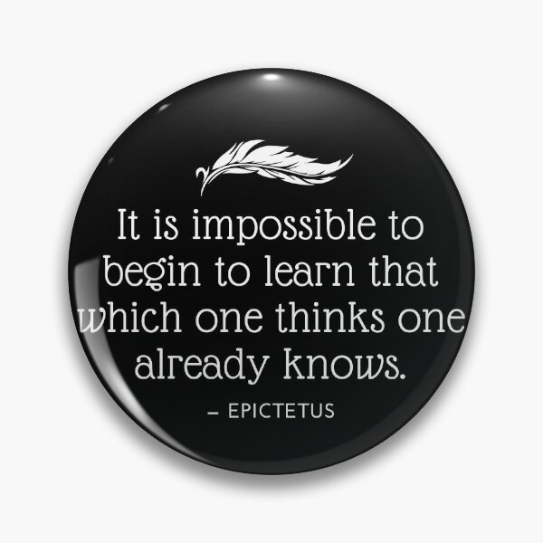 Item preview, Epictetus Impossible to Learn designed and sold by NRealm.