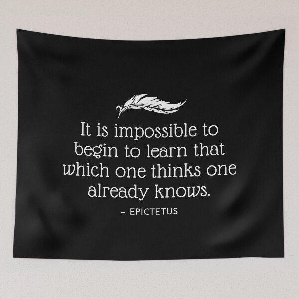 Item preview, Epictetus Impossible to Learn designed and sold by NRealm.