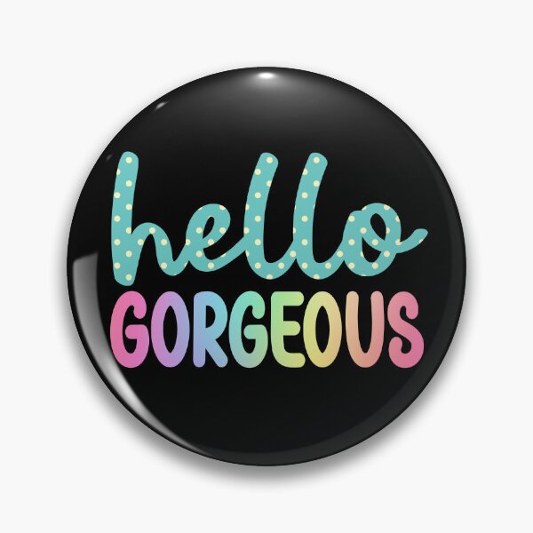 Item preview, Hello Gorgeous 7 - Quote in Script Calligraphy Typography  designed and sold by Cawaiico.