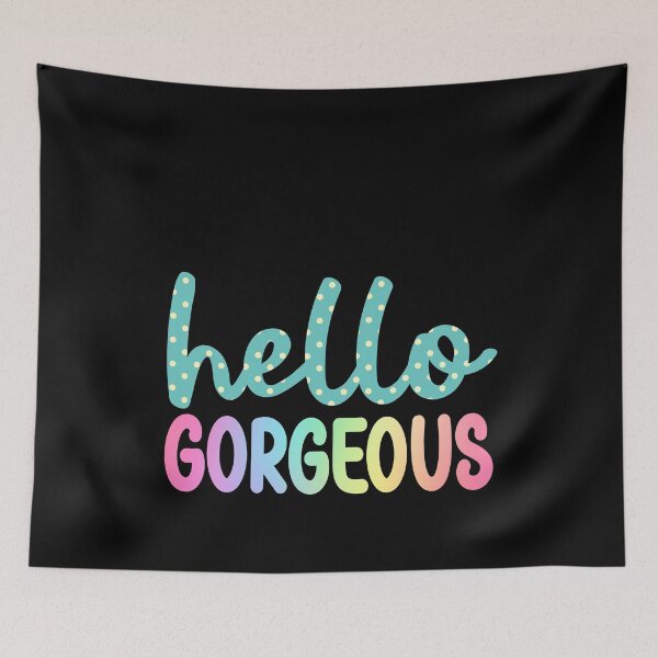 Item preview, Hello Gorgeous 7 - Quote in Script Calligraphy Typography  designed and sold by Cawaiico.