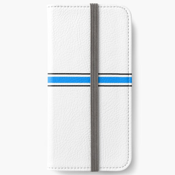 Heartbeat ECG Blue iPhone Wallet