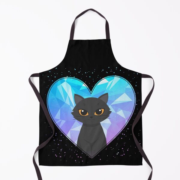 Item preview, Black Cat Heart Crystal designed and sold by OtillieArt.