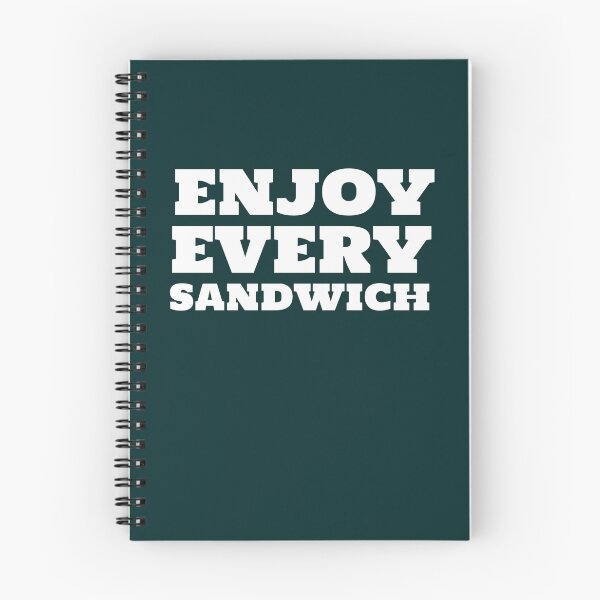 Item preview, Enjoy Every Sandwich Quote Inspirational   designed and sold by SaddleBron.