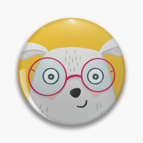 Item preview, Bear Wearing Glasses Illustration designed and sold by SleepyLilSloth.