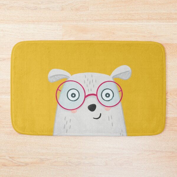 Item preview, Bear Wearing Glasses Illustration designed and sold by SleepyLilSloth.
