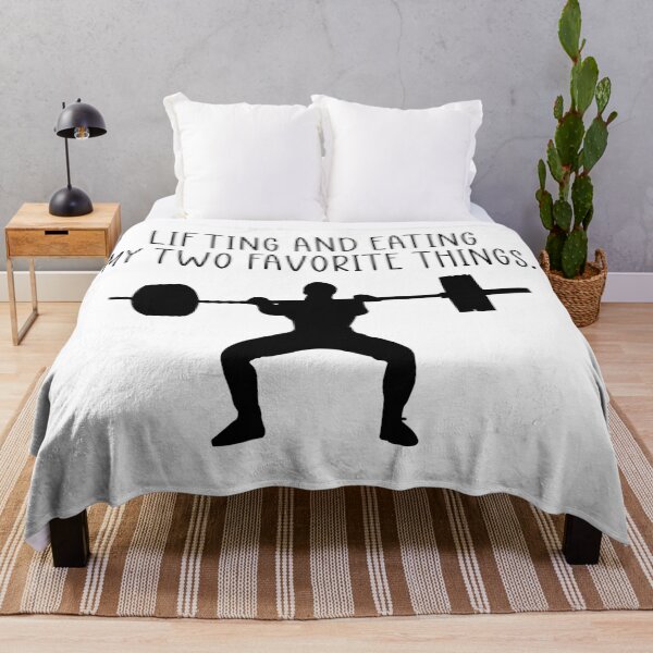 Item preview, Lifting and eating gym quote designed and sold by Ashtreemeadow.