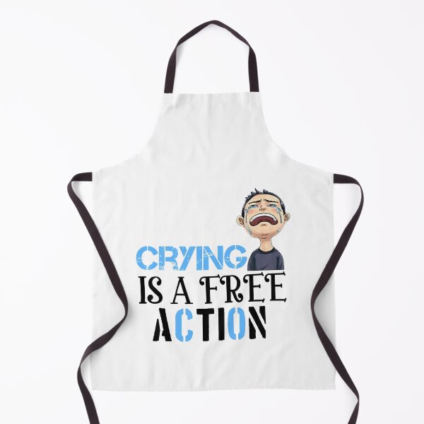 Item preview, CRYING IS A FREE ACTION designed and sold by BrightShaw.
