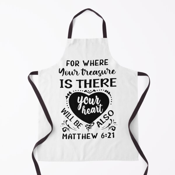 Item preview, Where Your Treasure Is There Your Heart Will Be Also | Bible Verse | Christian Faith designed and sold by NobleForte.