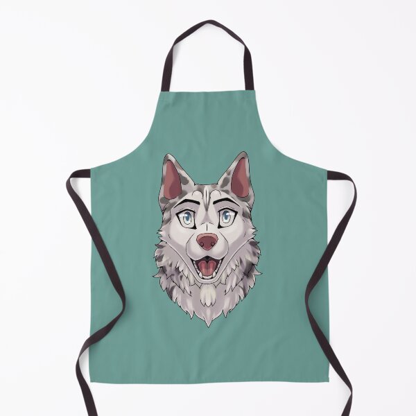 Item preview, Shocked Surprised Expression Blue Merle Husky Dog designed and sold by Bamsdrawz.