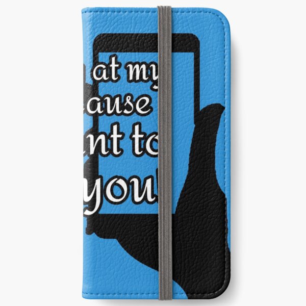 I'm looking at my phone iPhone Wallet