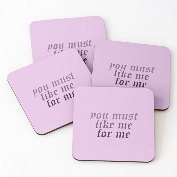 Item preview, "you must like me for me" delicate lyric designed and sold by lilsammi.