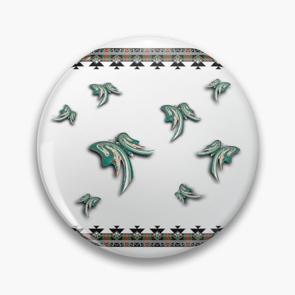 Item preview, Traditional Pueblo Indian with Butterfly Design designed and sold by Blue Cloud.
