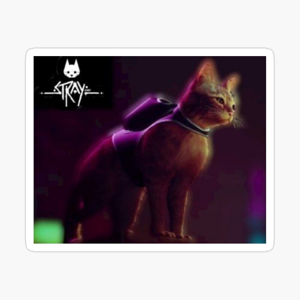 Stray Cat Game Cyberpunk  Mouse Pad for Sale by MarinaLexaArt