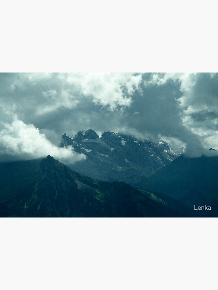 Clouds over Drusenfluh by Lenka
