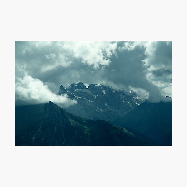 Clouds over Drusenfluh Photographic Print