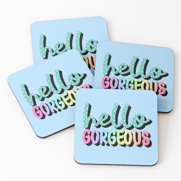 Item preview, Hello Gorgeous 8 - Quote in Script Calligraphy Typography  designed and sold by Cawaiico.