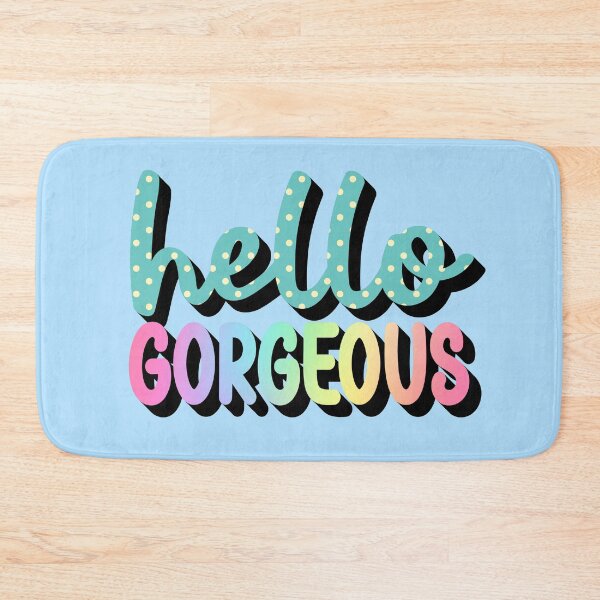 Item preview, Hello Gorgeous 8 - Quote in Script Calligraphy Typography  designed and sold by Cawaiico.