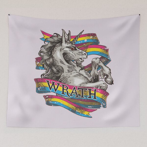 Item preview, Wrath Unicorn - Pansexual Pride designed and sold by StillWinter.
