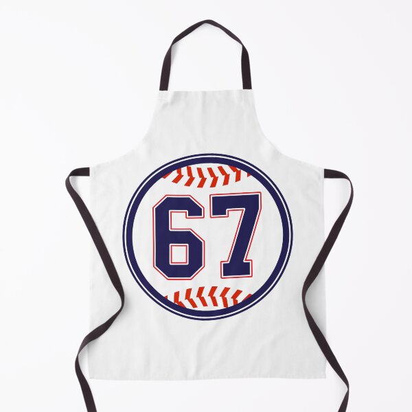 Item preview, Baseball Jersey Number 67 Sixty Seven Blue designed and sold by MSBDesign.
