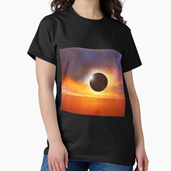 Item preview, Total solar eclipse tshirt  designed and sold by Sereen95.
