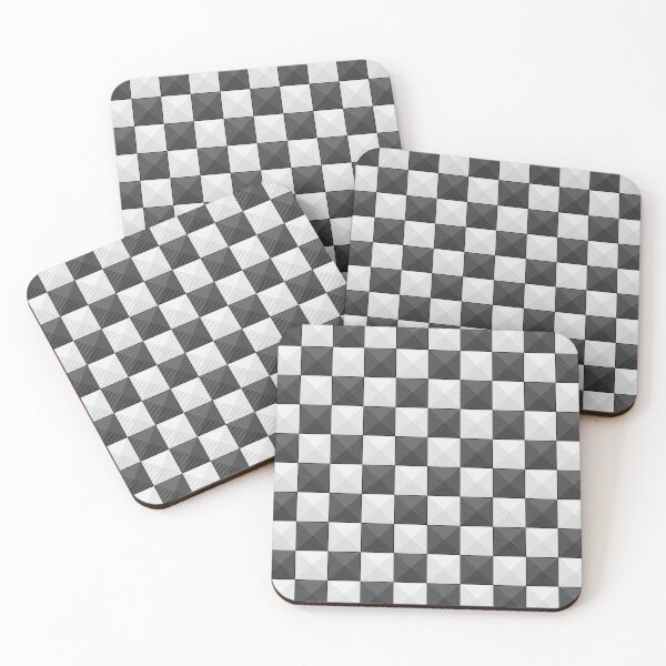 Item preview, Black and White Checkered Squares designed and sold by Blue-Banana.