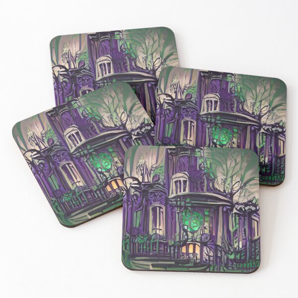 Item preview, abstract haunted house  designed and sold by brynn412.