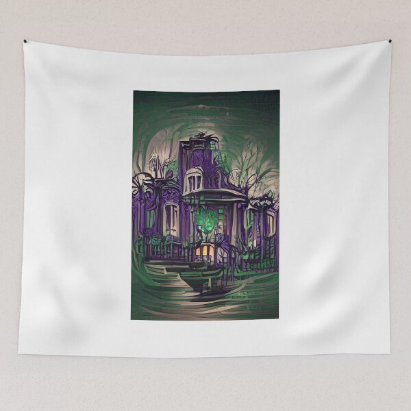 Item preview, abstract haunted house  designed and sold by brynn412.