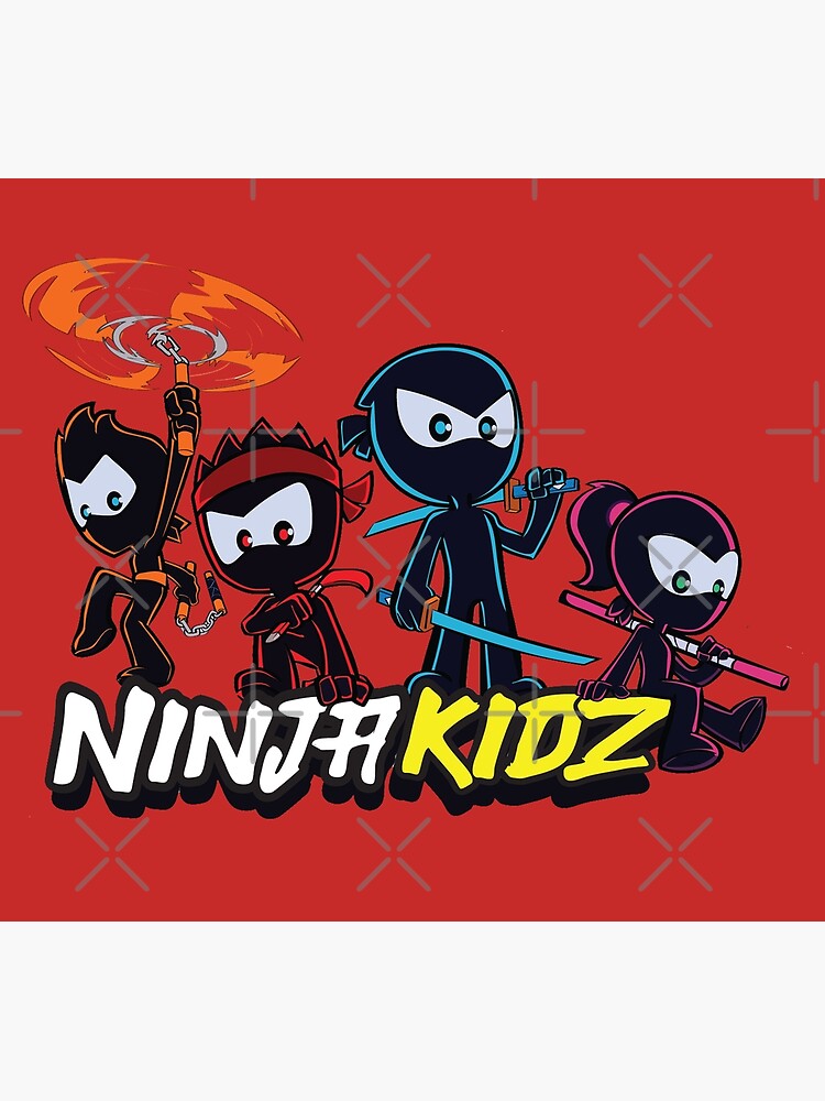 "ninja kidz" Poster for Sale by Jackartd Redbubble