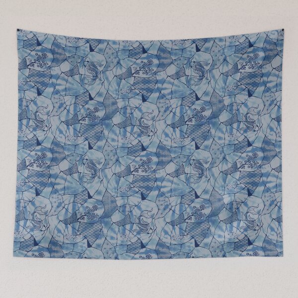 Item preview, JAPAN KINTSUGI BLU PATTERN designed and sold by Phanya-Style.