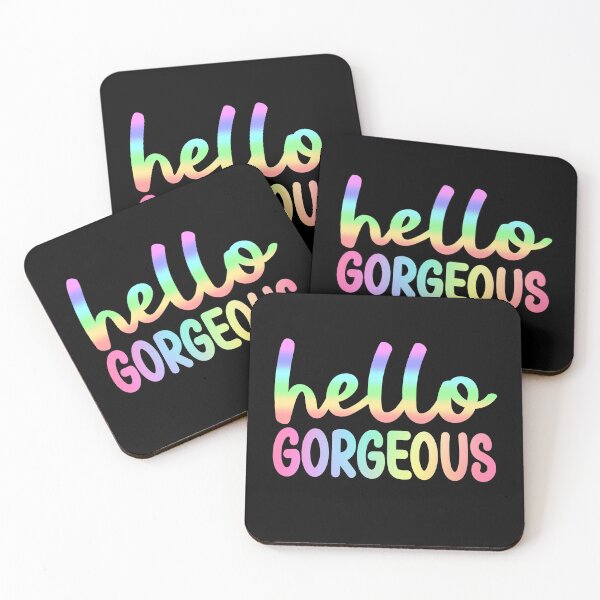 Item preview, Hello Gorgeous 9 - Quote in Script Calligraphy Typography  designed and sold by Cawaiico.