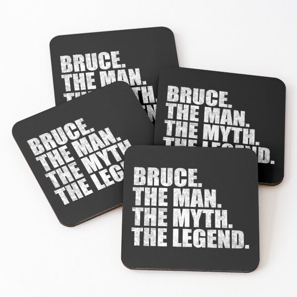 Item preview, Bruce Name Bruce The Man The Myth The legend designed and sold by Teelogic.