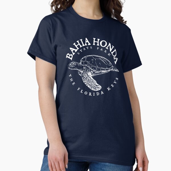 Artikel-Vorschau von Bahia Honda State Park Florida Keys Unechte Karettschildkröte, designt und verkauft von Capybara Clothing.