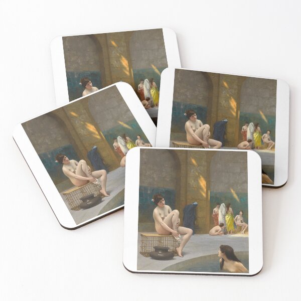 Item preview, Jean-Leon Gerome Harem Figurative- Women  The Bath-Turkish Baths-Femmes Au Bain Jean-Léon Gérôme-Women In The Bath  designed and sold by TeeARTHY.