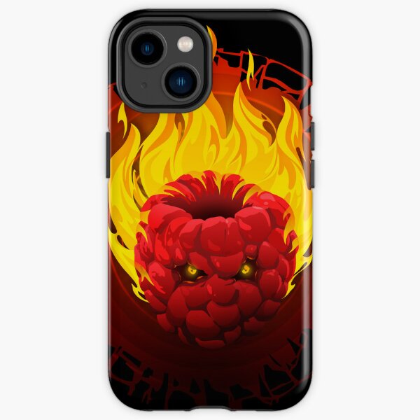 Flaming Raspberry iPhone Tough Case