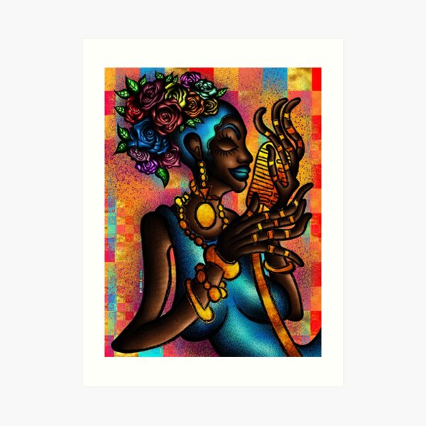 The Soul Singer (Gold Series) Art Print