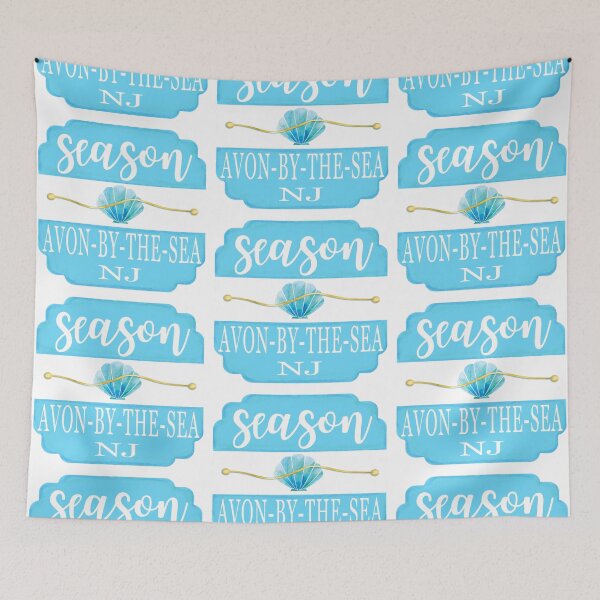 Item preview, AVON BY THE SEA New Jersey Beach Badge designed and sold by NJstateofmine.